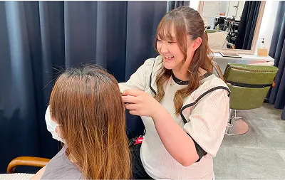 施術中の様子