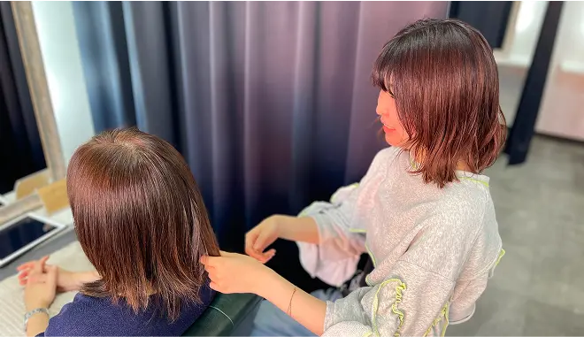 完全マンツーマンでお客さまを大切にできるから